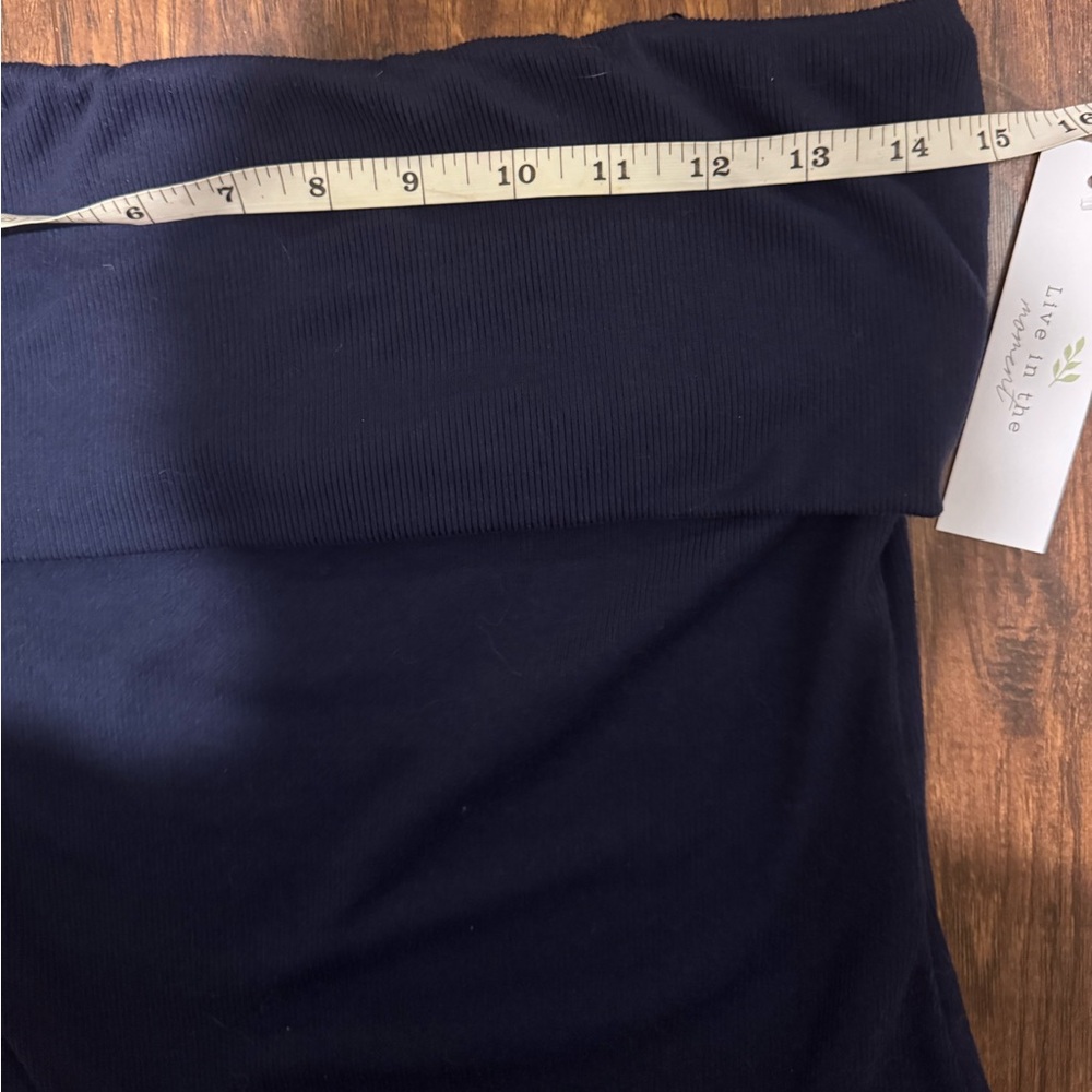 NWT Strapless Navy Blue Bodysuit | Large - Picture 7 of 8